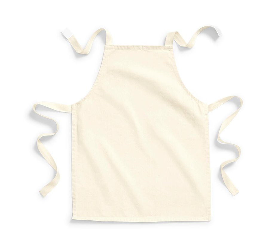 Westford Mill FairTrade Cotton Junior Craft Apron W362 bedrucken