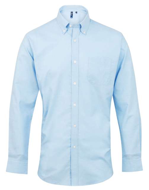 Premier Men’s Long Sleeve Signature Oxford Shirt bedrucken
