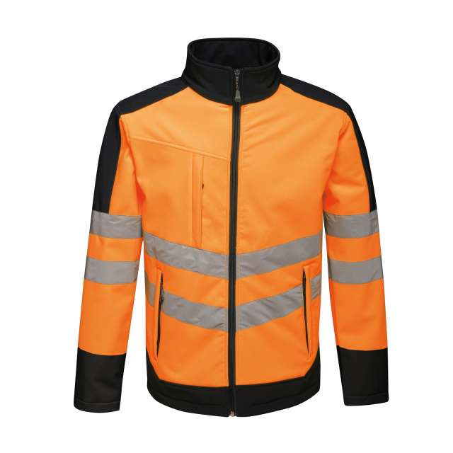 Regatta Hi-Vis Pro 3 Layer Softshell bedrucken