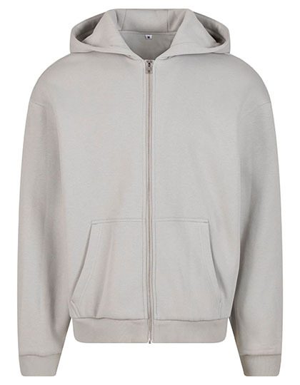 Build your Brand Schwere Herren Kapuzen Sweatjacke "Fluffy" BY 285