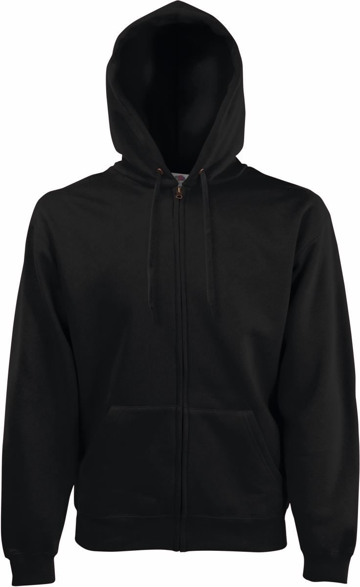 Fruit of the Loom Kapuzen Sweatjacke Classic Hooded Sweat Jacket bedrucken
