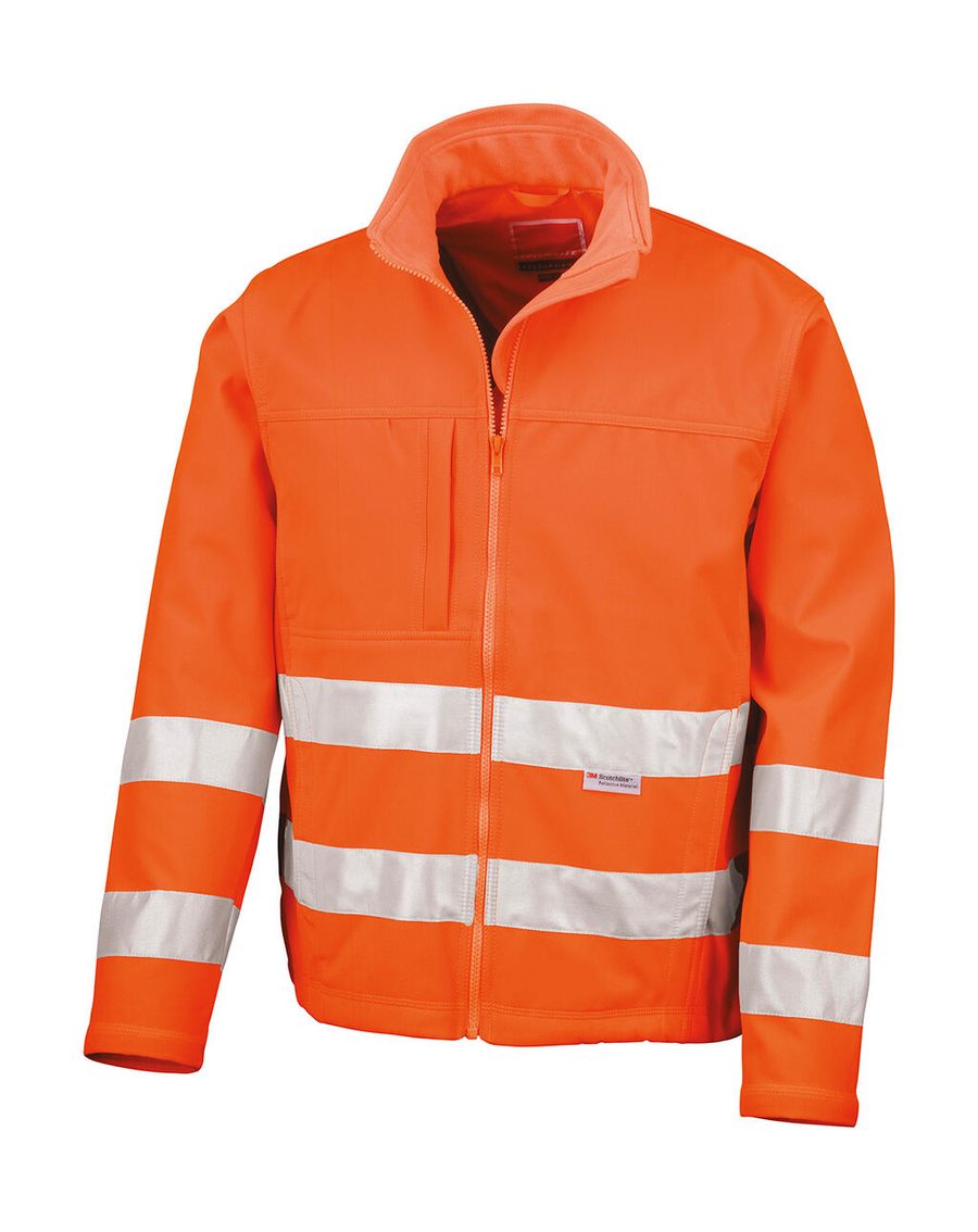 Result Sicherheits Softshell Jacke R 117X bedrucken
