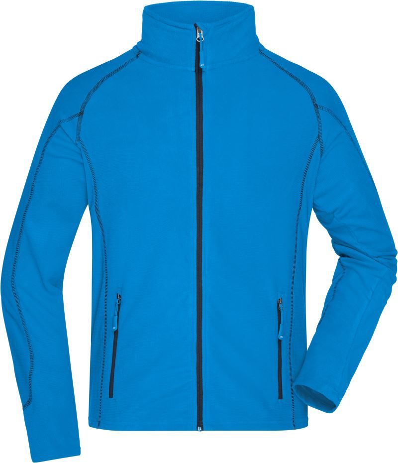 Daiber Herren Struktur Fleece Jacke JN 597 bedrucken
