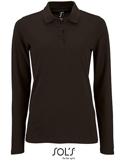 SOL´S Women´s Long-Sleeve Piqué Polo Shirt Perfect 02083 bedrucken