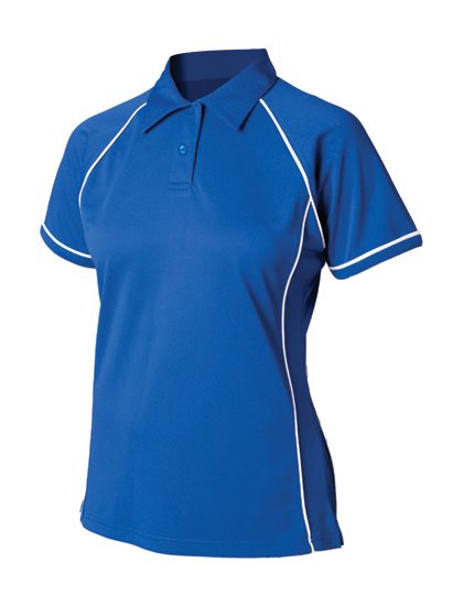Finden+Hales Ladies´ Piped Performance Polo LV371