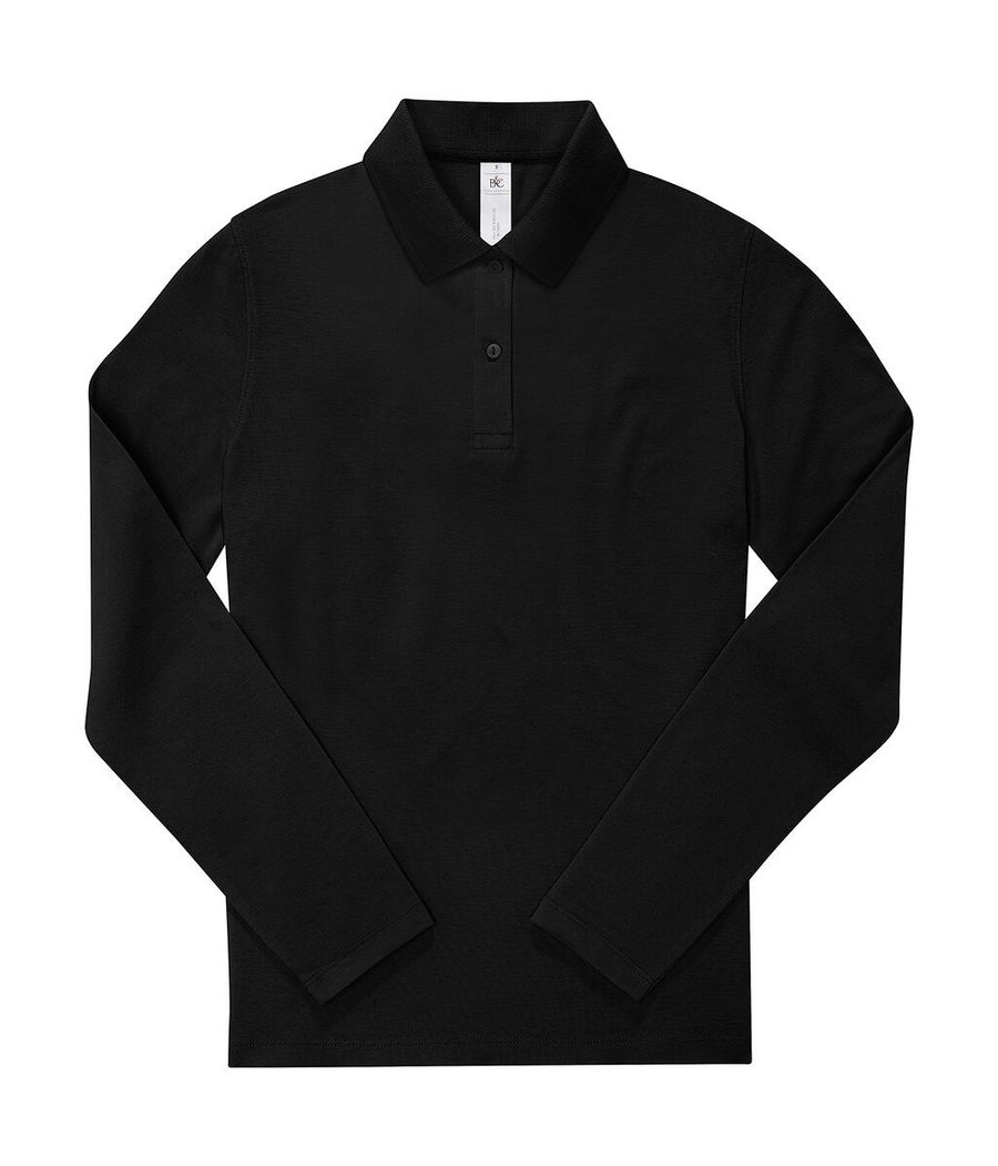 B&C BE INSPIRED My Polo 180 Long Sleeve /Women PW462 bedrucken