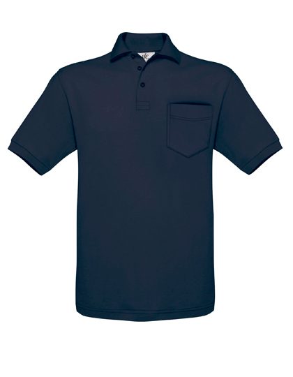 B&C BE INSPIRED Unisex Polo Safran Pocket PU415