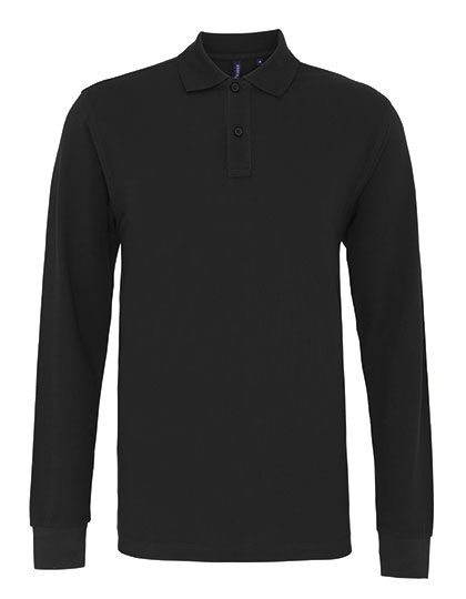 Asquith & Fox Men´s Classic Fit Long Sleeved Polo AQ030 bedrucken