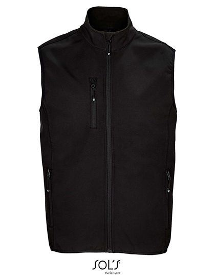SOL´S Men´s Falcon Zipped Softshell Bodywarmer 03825 bedrucken