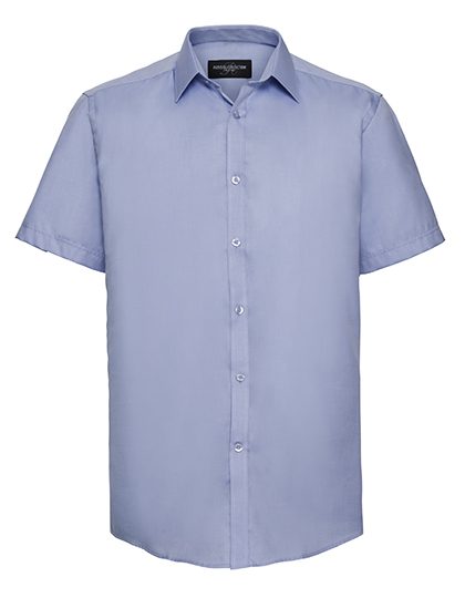Russell Athletic Collection Men´s Short Sleeve Tailored Herringbone Shirt R-963M-0 bedrucken