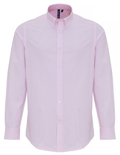 Premier Workwear Men´s Cotton Rich Oxford Stripes Shirt PR238