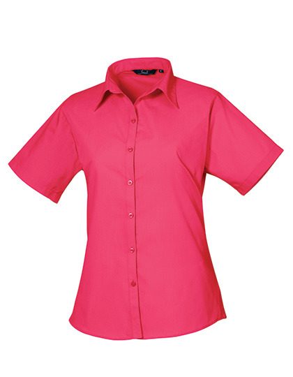 Premier Workwear Women´s Poplin Short Sleeve Blouse PR302