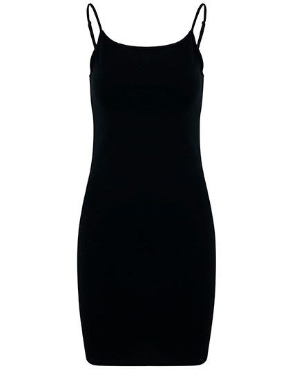 Build Your Brand Ladies Stretch Jersey Slim Dress BY313 bedrucken