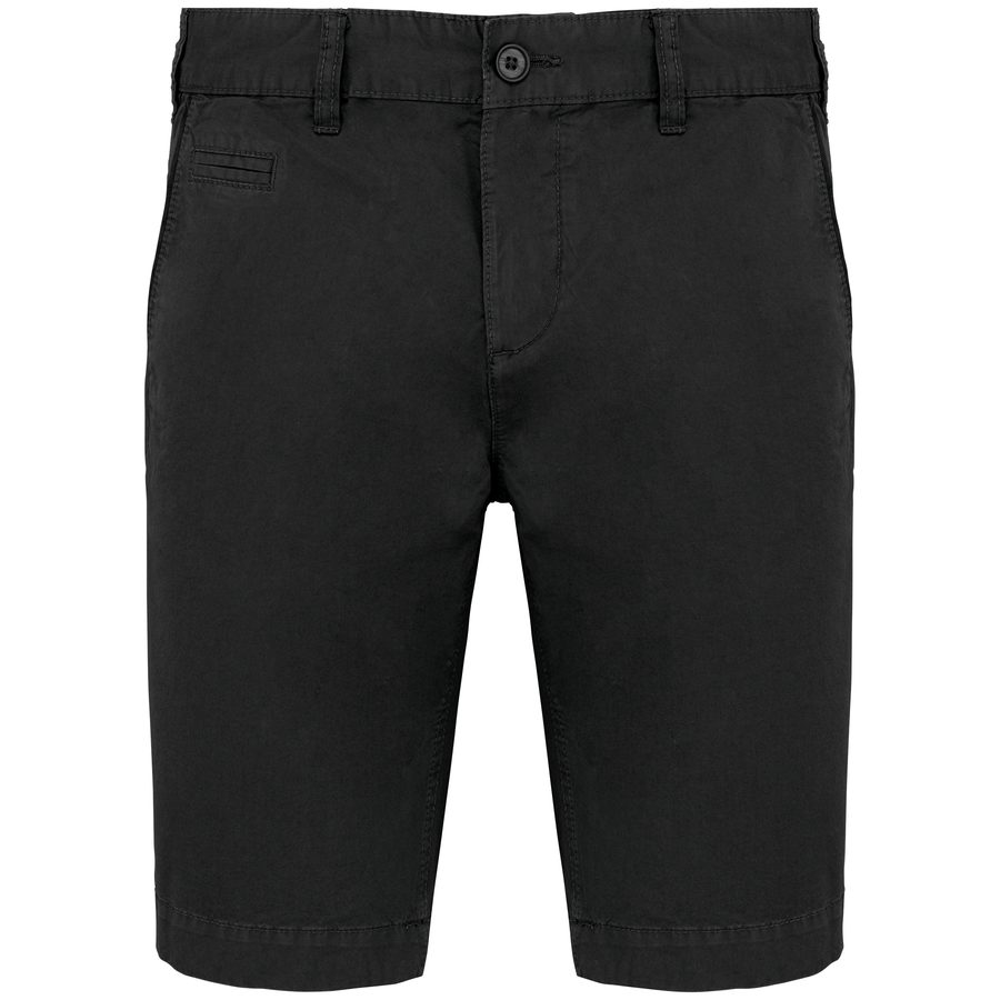 Kariban Bermuda-Shorts für Herren im ausgewaschenen Look K752