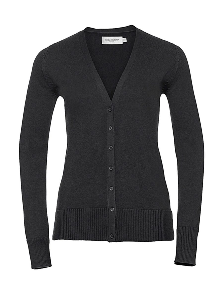 Russell Athletic Collection Women's V-Neck Knitted Cardigan 0R715F0 bedrucken